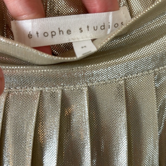 Metallic Midi Skirt - Picture 3 of 7